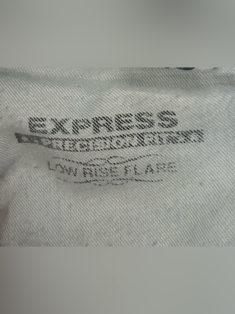 Express Low Rise Flare Jeans - Picture 6 of 8
